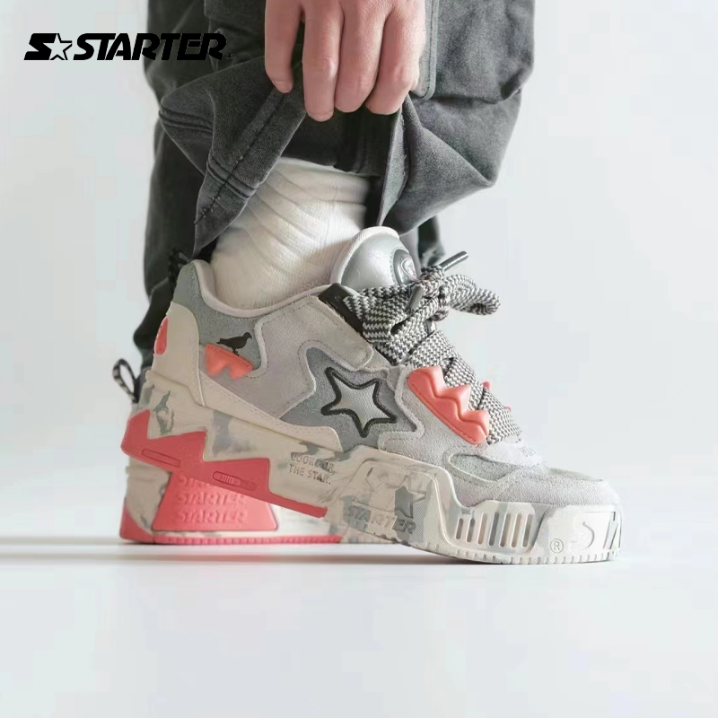 【STAPLE联名】STARTER| 90s音浪板鞋男女同款24年春季新款女鞋-图0