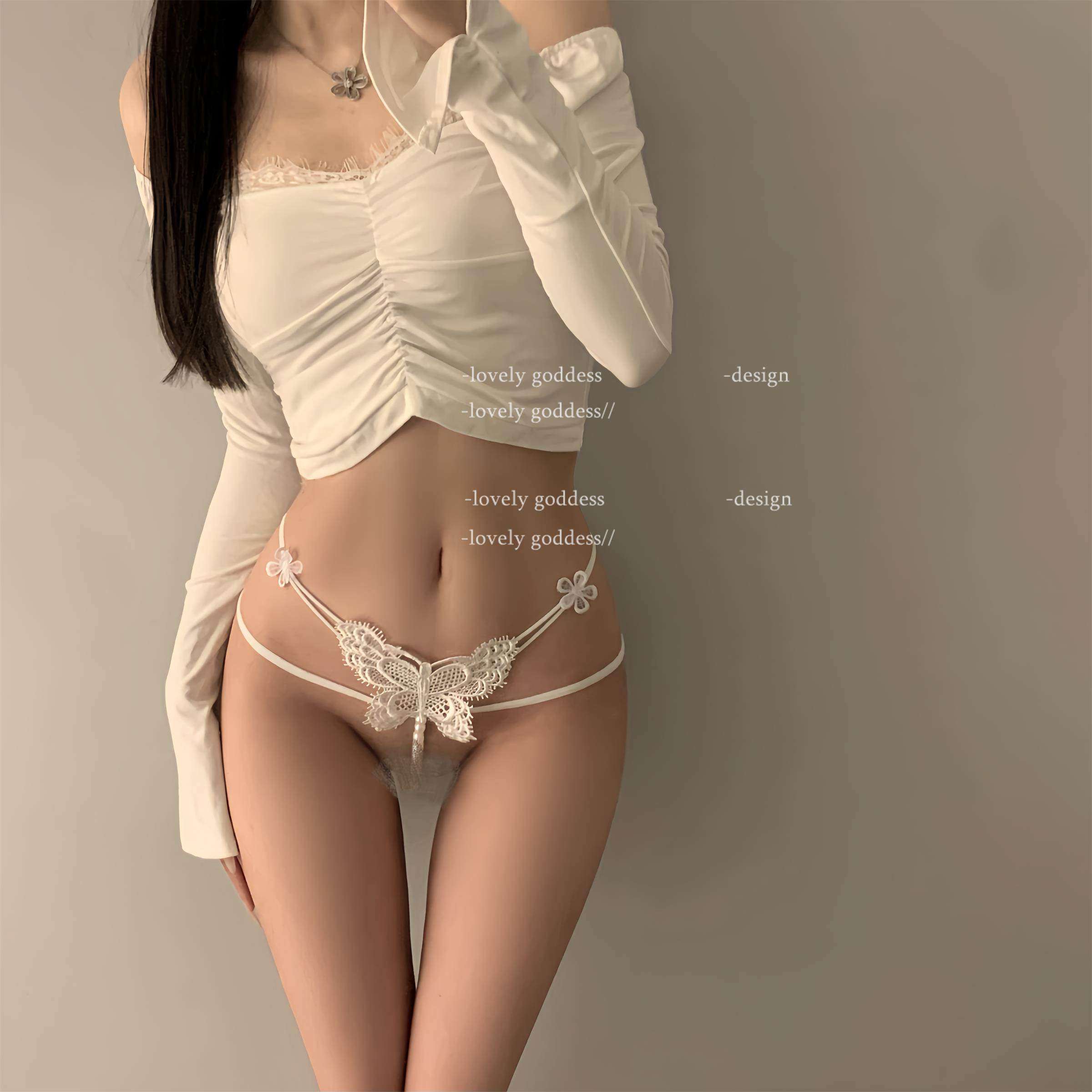 维多利亚性感珍珠内裤高级潮火辣蕾丝床上细带交叉蝴蝶丁字裤女士,淘宝优惠券,粉丝福利购,淘宝优惠卷