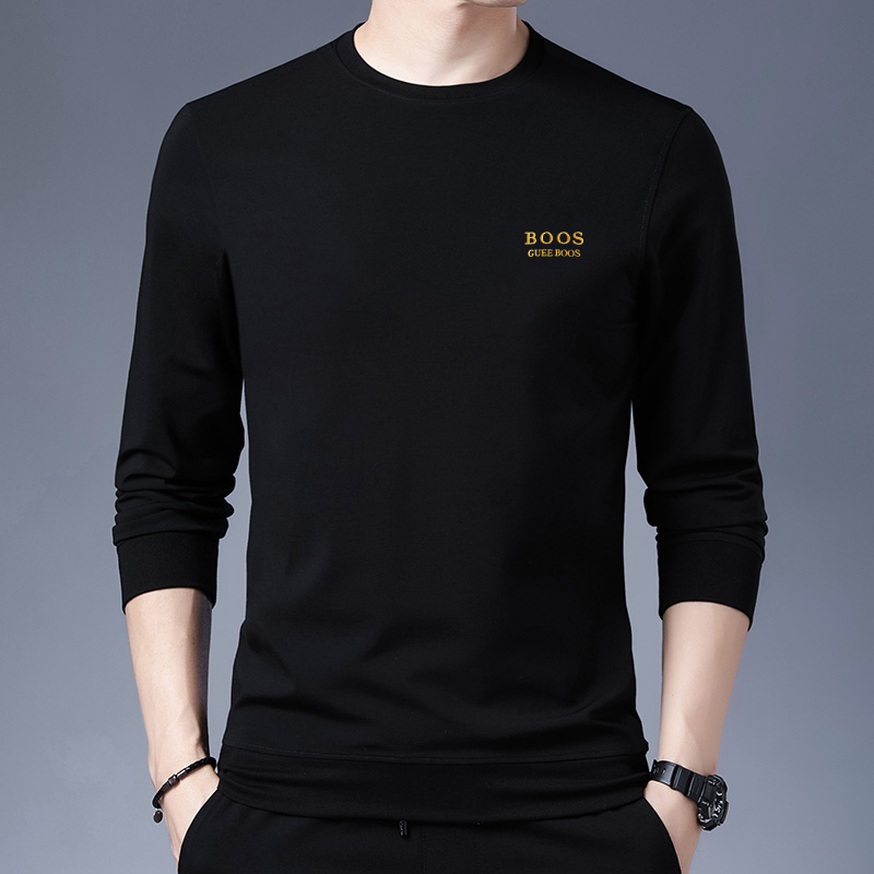 保罗长袖t恤男士薄款中年秋衣卫衣 尺度保罗T恤