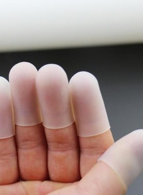 5Pcs Silicone Fingers Cover Cap Fingertip Protector Insulati
