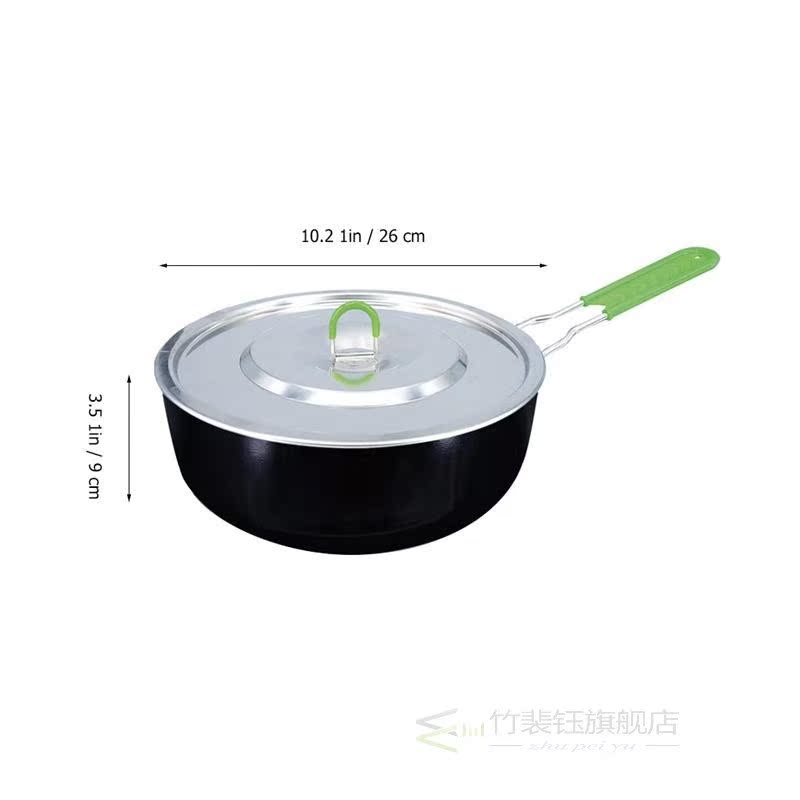 1pc Aluminium Alloy Non-Stick Flat Steak Pan Fry Skillet Coo - 图0