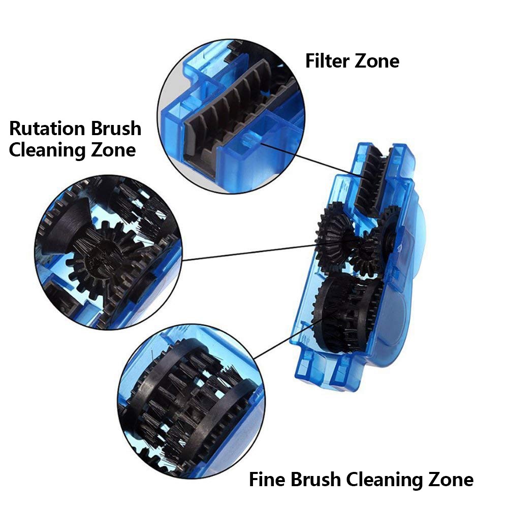 Bicycle Chain Cleaner Portable Mountain Bike Clean Machine B - 图1