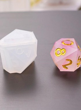 10 Pcs/Set Transparent Silicone Mold Decorative Crafts UV Re