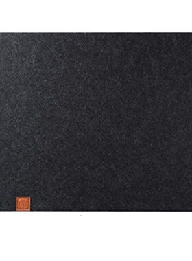 Felt Placemat 6 Piece Set Black-Table Mat Can Be Wiped 45X32