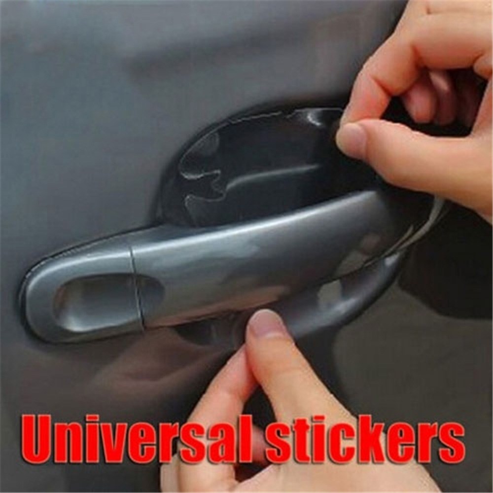 16pcs Universal Invisible Transparent Car Door Handle Scratc - 图1