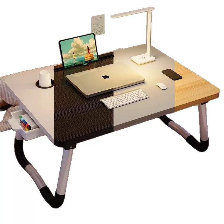 Bed computer table folding small table laptop table rack can be used at home dormitory student lazy table desk