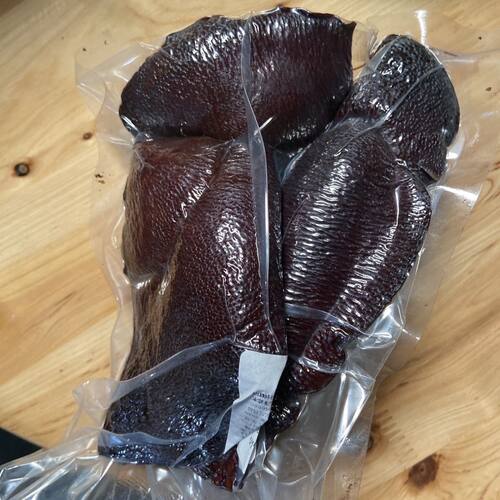 四川特产柏树枝烟熏腊猪肝腊肉农家沙肝风干腊猪干腊味年货下酒菜 - 图1