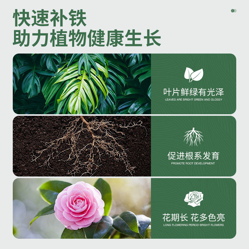史丹利硫酸亚铁花肥料水溶肥喜酸性栀子花茶花杜鹃专用肥绿植通用