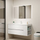 Modern simple side storage bathroom cabinet ceramic integrated basin washbasin cabinet set washbasin washbasin washbasin bathroom
