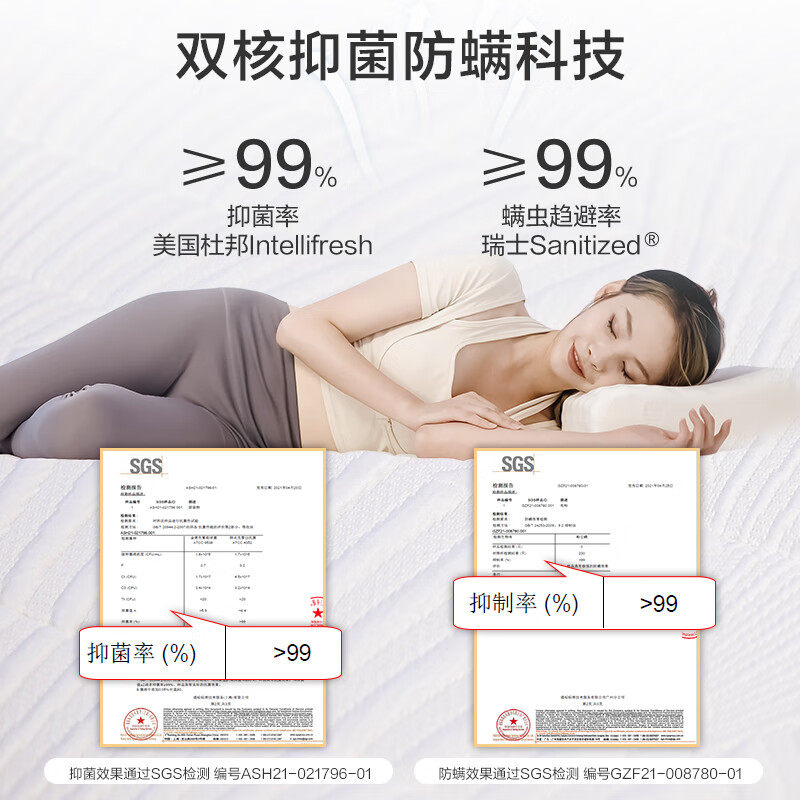 京东京造晚安地球进口席梦思床垫 京东京造乳胶床垫