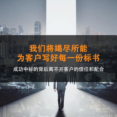 投标书制作代写标书代制作专业代做招标文件采购服务工程项目投标 - 图3
