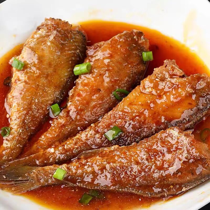 五香黄花鱼罐头即食下酒菜下饭菜 江小邻即食鱼零食