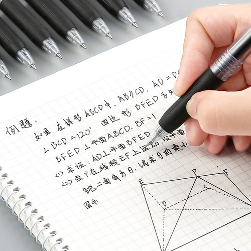 日本ZEBRA斑马官方授权店官网中性笔JJ15黑笔按动水笔套装签字文具圆珠笔学生考试刷题专用SARASA替芯0.5 - 图0