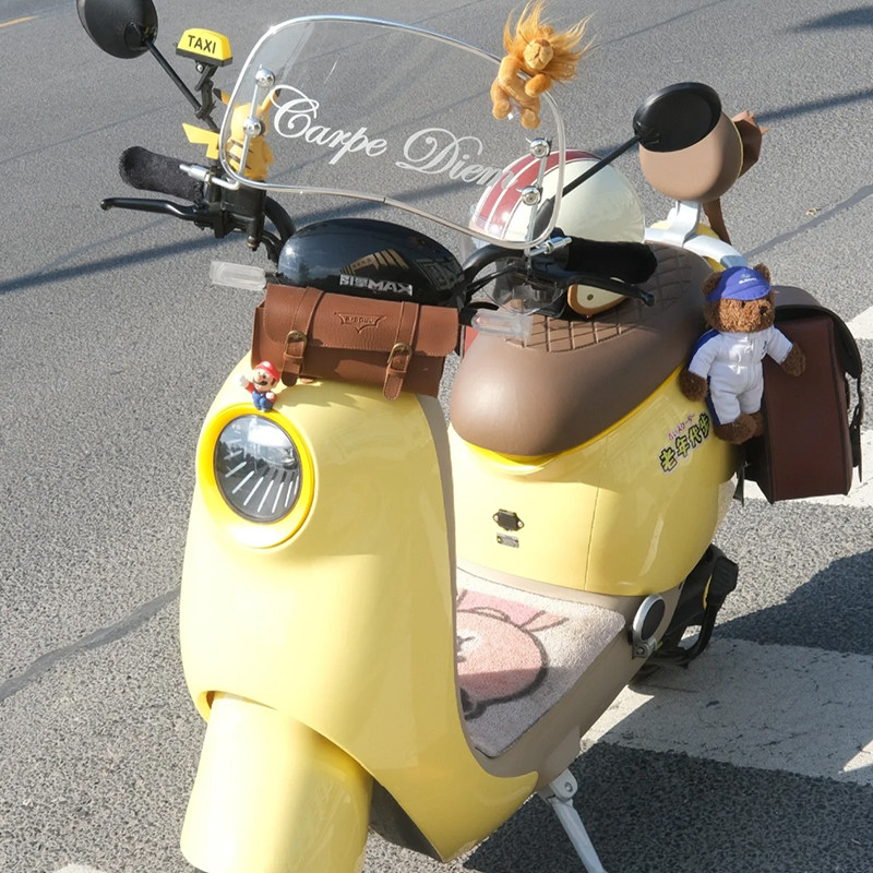 电动车前置物兜电瓶车后置挂物包袋自行摩托车侧边防水收纳储物包,淘宝优惠券,粉丝福利购,淘宝优惠卷