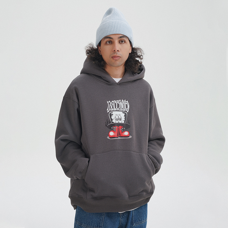 MindError ME Magic Hat Hoodie 春季新款印花加绒男女连帽衫卫衣