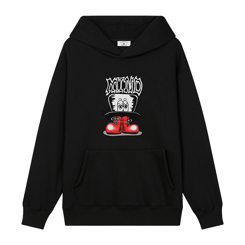 MindError ME Magic Hat Hoodie 春季新款印花加绒男女连帽衫卫衣