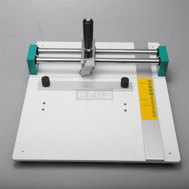 New carton edge compression strength tester sampler cardboard flat interview sample cut cardboard edge compression sampling free shipping
