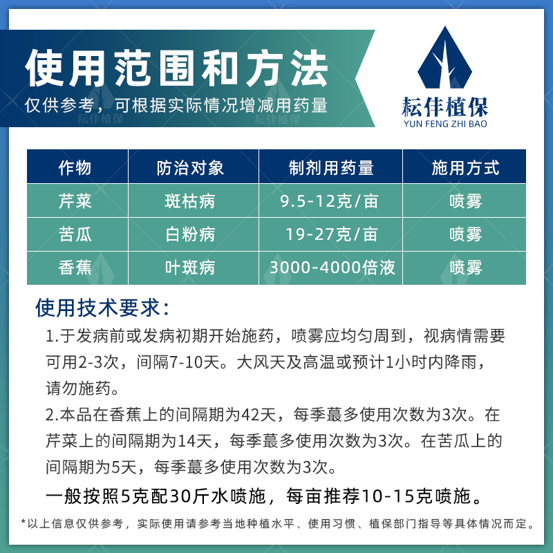 冠龙苯醚甲环唑农药杀菌剂农用苯醚甲环锉白粉病叶斑病香蕉杀菌药 - 图2