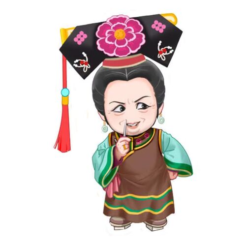 新品正版微次元SANFU三福还珠格格红尘作伴手办盲盒周边公仔摆件 - 图1