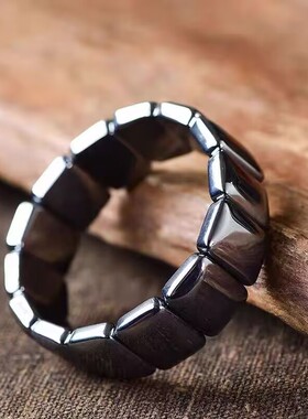 正品天然太赫兹能量石手排手链融冰男女手串时尚肥健康疗磁养生