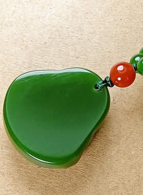 爆款碧绿色佛项链笑佛吊坠