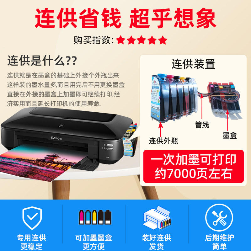 佳能ix6780 / ix6880ip8780 a3连供 佳能众合鸿达喷墨打印机