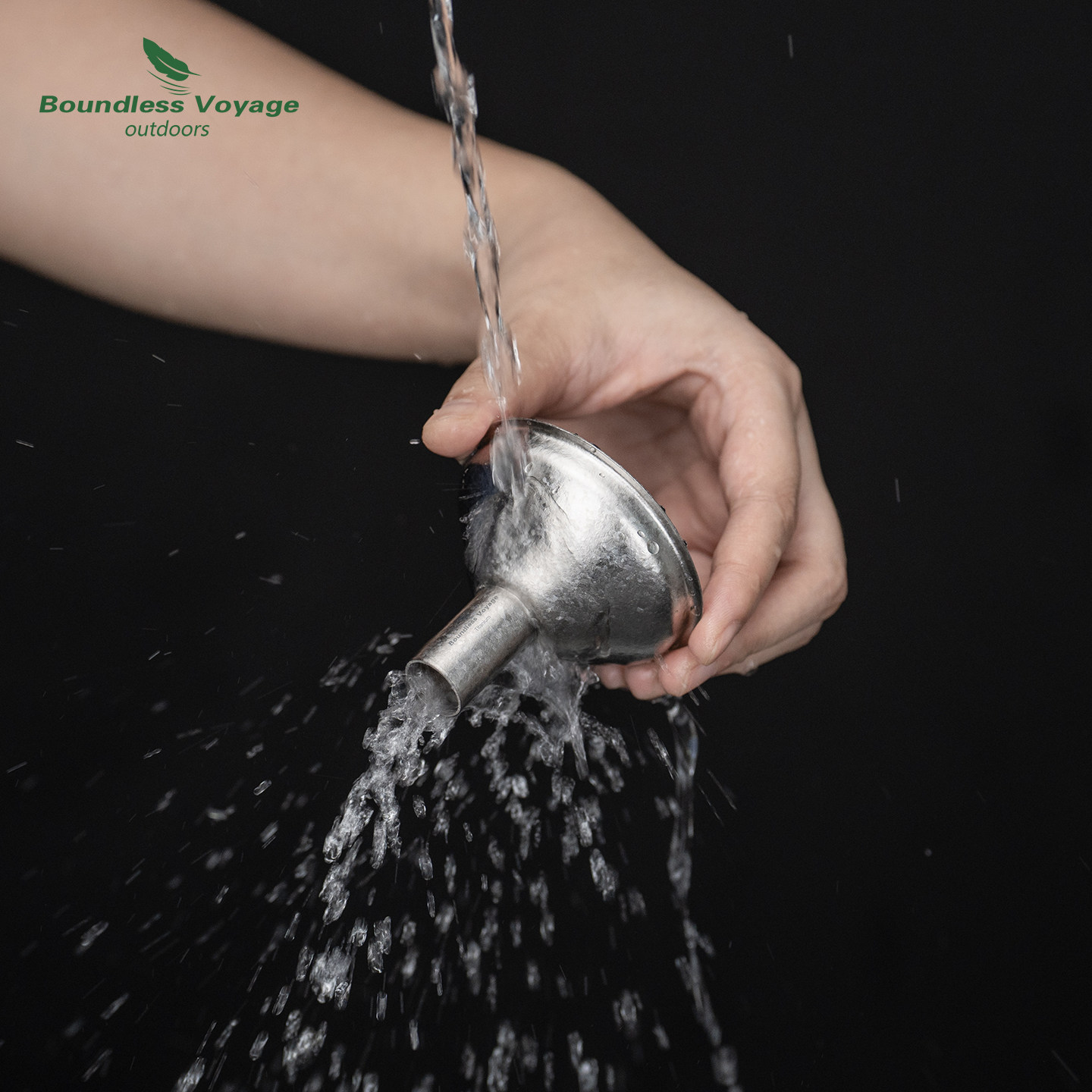 必唯纯钛迷你酒壶小漏斗液体分装器食品级过滤器细口金属小口径,淘宝优惠券,粉丝福利购,淘宝优惠卷