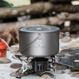 Bidou Pure Titanium Camp Souper Плиты с большой каплей титановой плита.