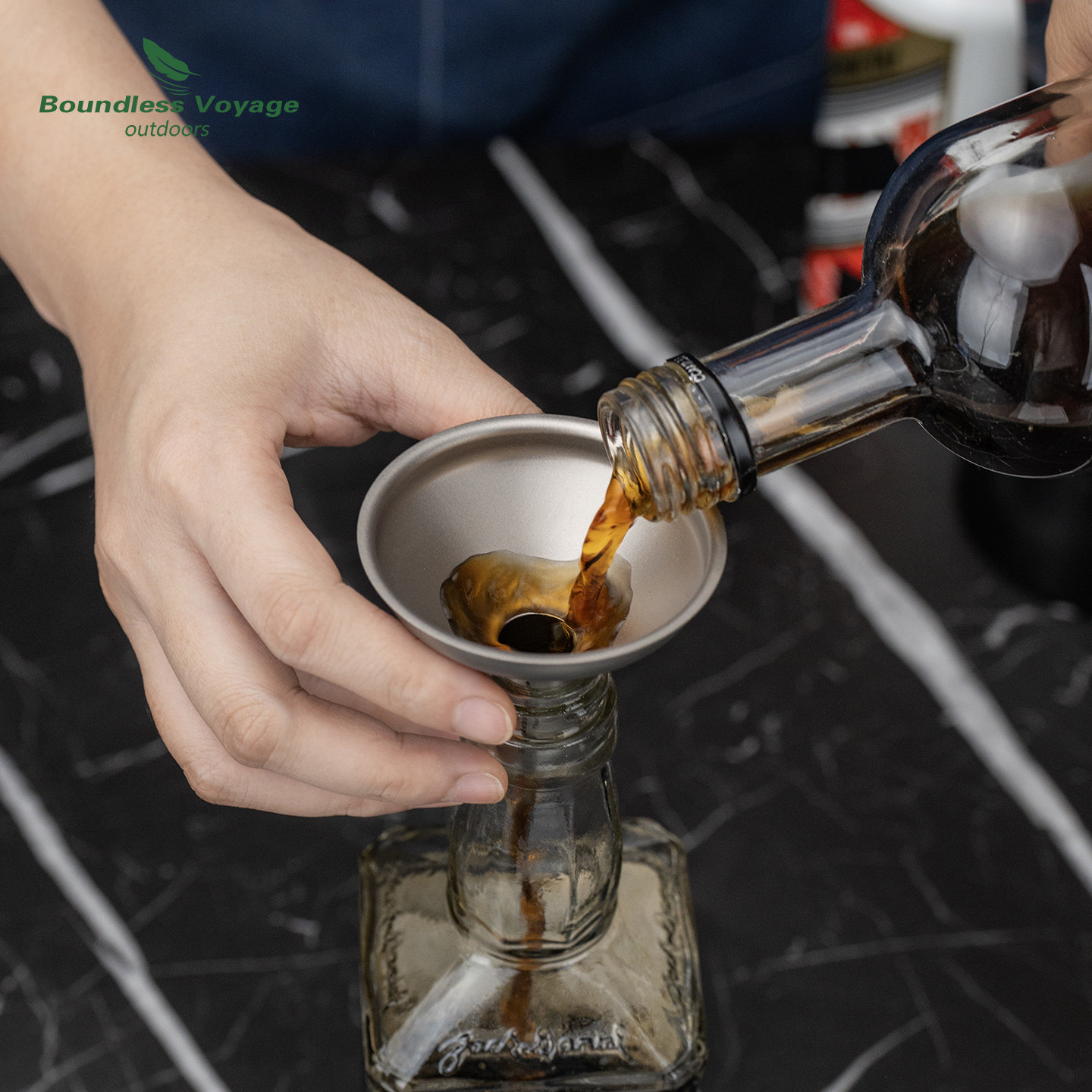 必唯纯钛迷你酒壶小漏斗液体分装器食品级过滤器细口金属小口径,淘宝优惠券,粉丝福利购,淘宝优惠卷