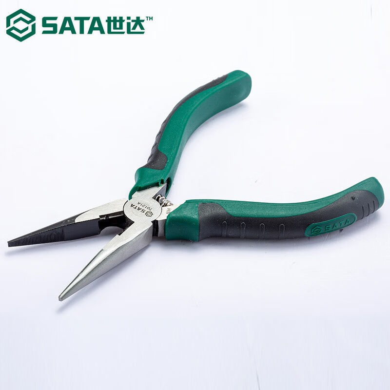 世达（SATA）尖嘴钳日式钳子工业级绞线剪切线剥线工具6寸70124A - 图2