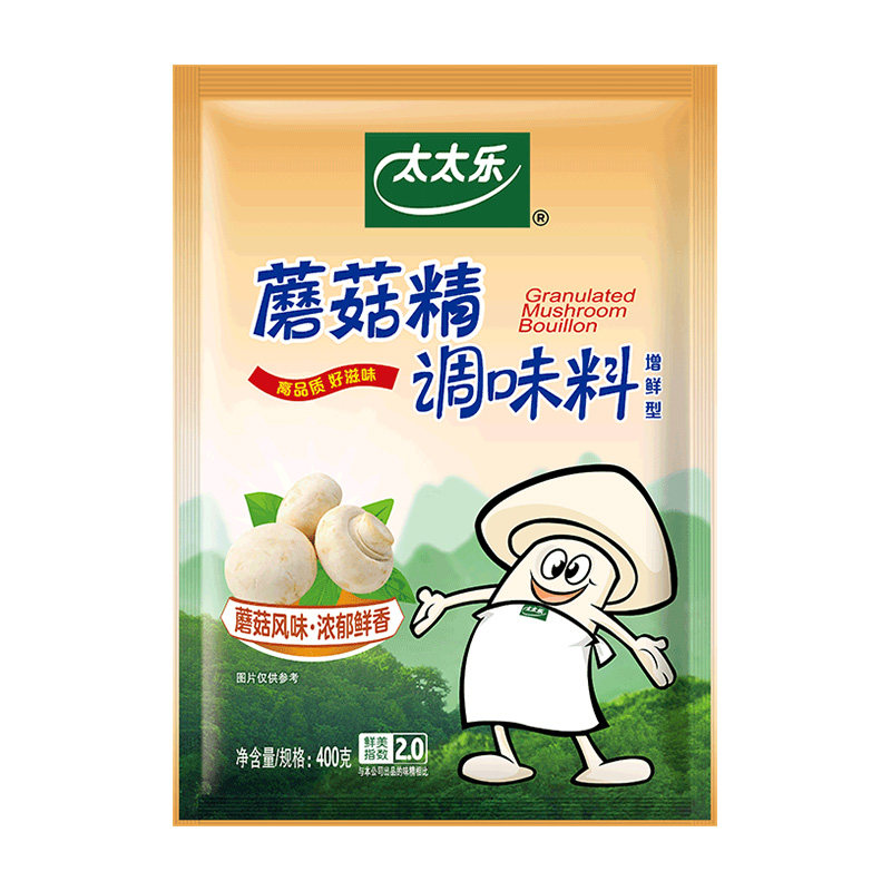 太太乐蘑菇精增鲜调味料400g素食炒菜烹饪调料替鸡精调味品商家用,淘宝优惠券,粉丝福利购,淘宝优惠卷