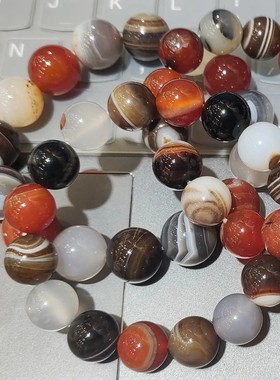 手串雨花石玛瑙手链雨花石雨花石