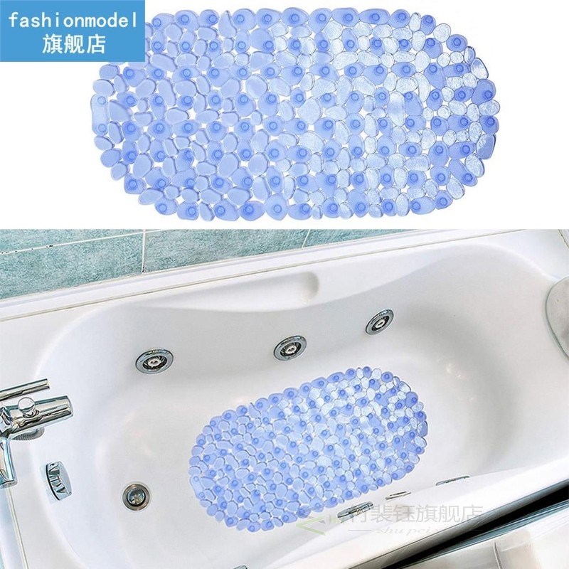 Bathroom Non-slip Floor Mat PVC Thicken Pebble Anti-skid Sho - 图1