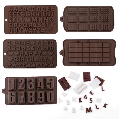 DIY Non-stick Chocolate Waffle Silicone Mold Fudge Candy Mol-图0