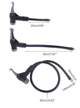 Car Tire Air Inflator Extension Hose Adapter Locking Air Chu