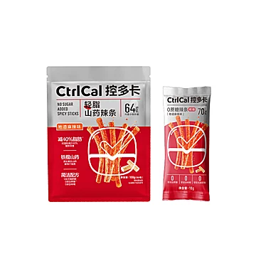 【减油40%开胃】控多卡经典山药辣条30小包[3元优惠券]-寻折猪