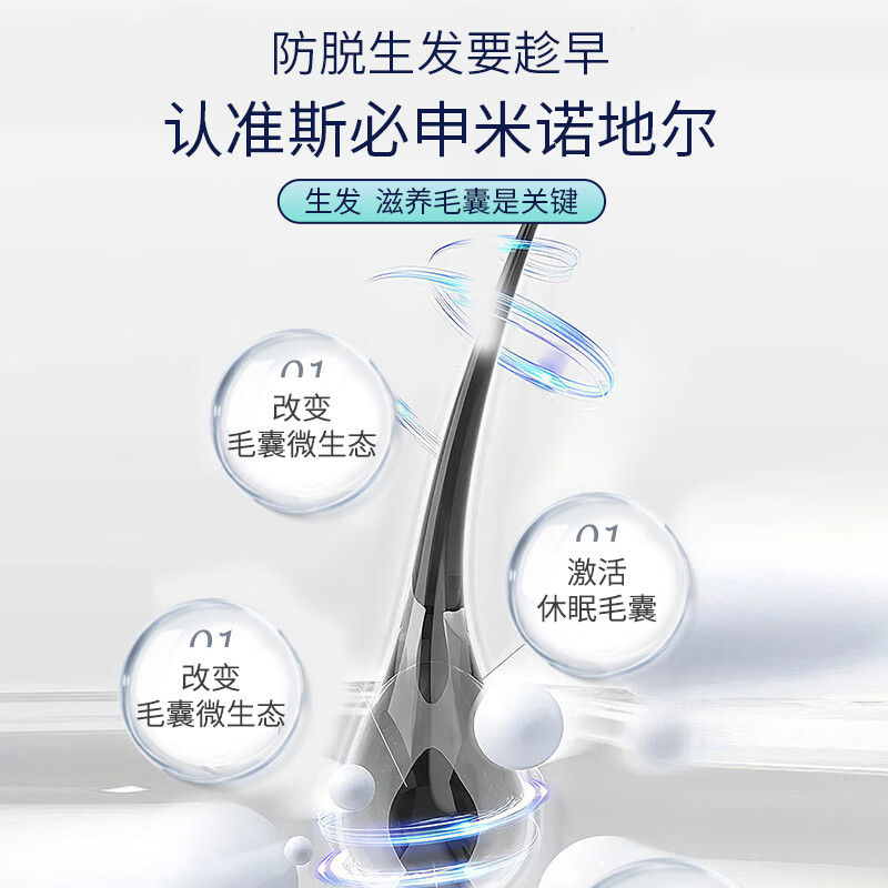 斯必申米诺地尔搽剂生发酊女性2%止脱增发密发上药器旗舰店非凝胶