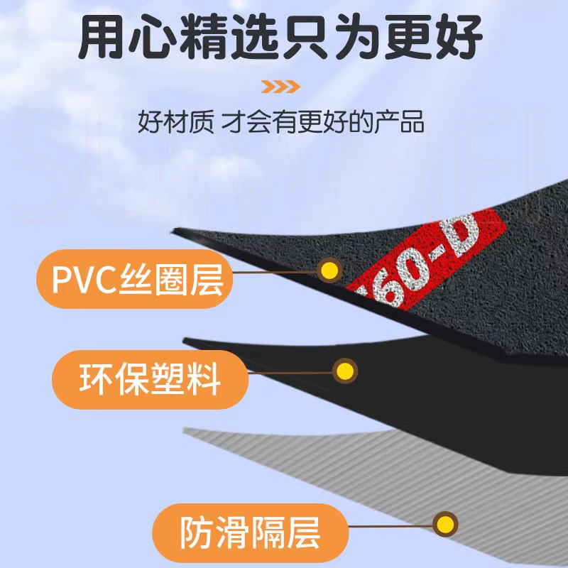 适用于雅迪c18脚垫电动车座套c50/c09通用冠能c系列电瓶车脚踏垫 - 图2