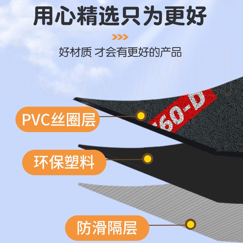金彭su7脚垫三轮车电动车专用座套可爱春季金鹏电瓶车装饰配件女 - 图1
