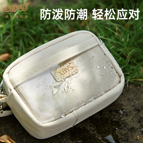 适用DJI大疆action5pro收纳包osmo Action4/3运动相机斜挎包防水防摔防潮便携硬壳保护配件盒 - 图1
