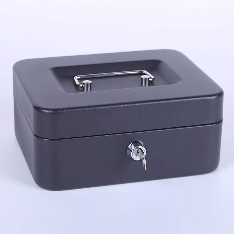 handy cash box iron box with lock password iron box stor - 图2