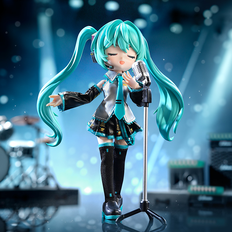 【新品现货】布鲁可积木人-绮遇版-初音未来-公式服拼插玩具手办 - 图2