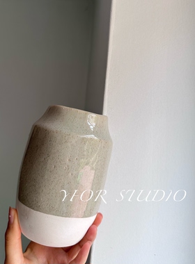 YFOR出口外贸复古田园创意陶瓷装饰蝴蝶兰花客厅餐桌花盆花瓶