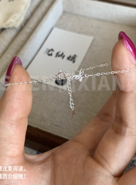 足银999蝴蝶手链ins风生日礼物女