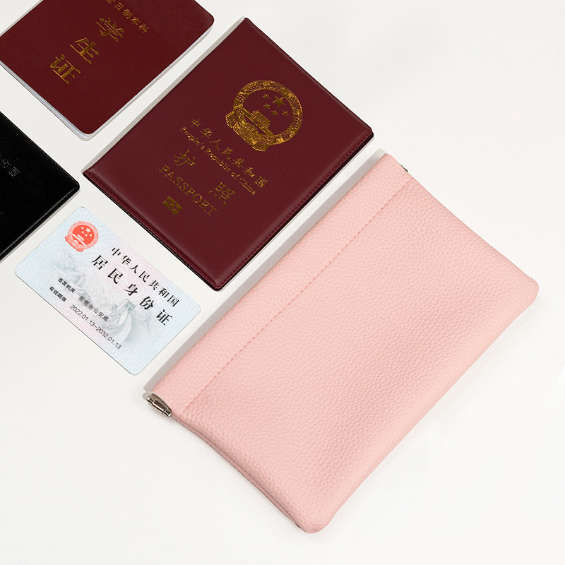 钱包女长款钱夹现金收纳包便携大容量大钞自动闭合弹片收纳包皮革,淘宝优惠券,粉丝福利购,淘宝优惠卷