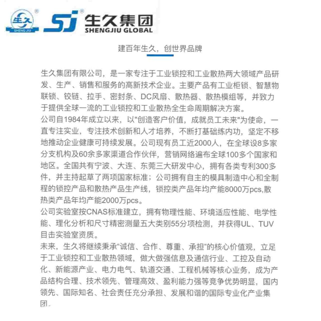 生久柜锁门锁MS738-2A拉杆锁 亚光连杆锁 机箱锁配电柜锁 拉伸锁 - 图3