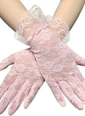 儿童防晒手套婚纱礼服公主女童