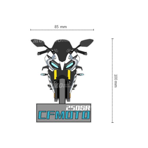 适用春风250SR车头贴纸摩托车拉花个性创意贴花装饰改装配件 - 图1