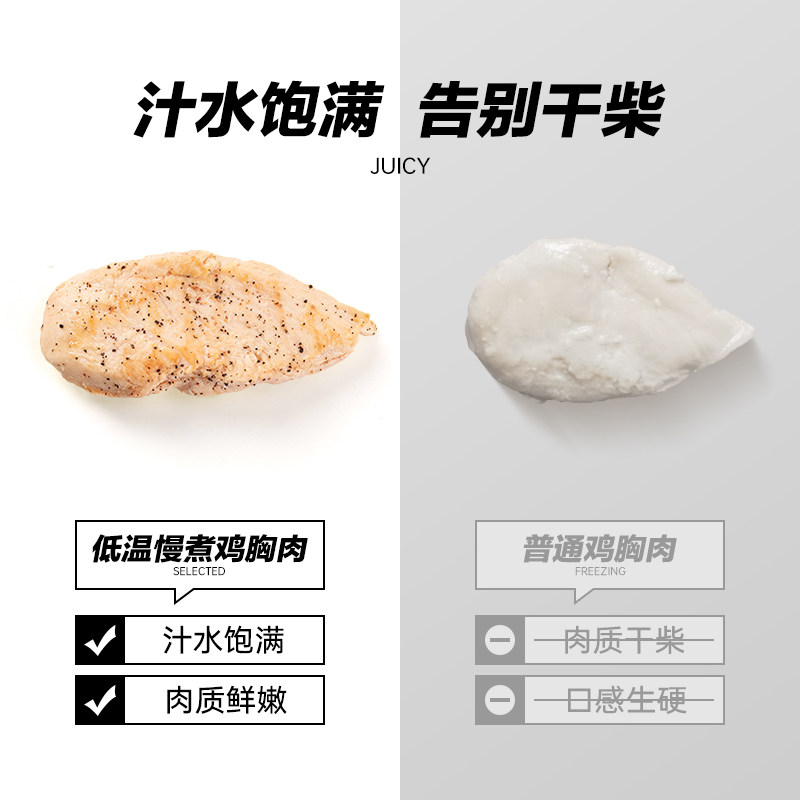 倍星鲜低温慢煮鸡胸肉低脂肪即食 倍星鲜鸡胸
