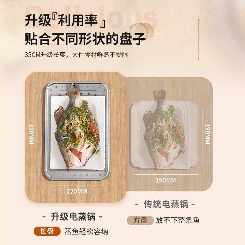 电蒸锅多功能家用蒸锅蒸炖一体锅能预约蒸汽锅蒸箱大容量隔水炖智,淘宝优惠券,粉丝福利购,淘宝优惠卷